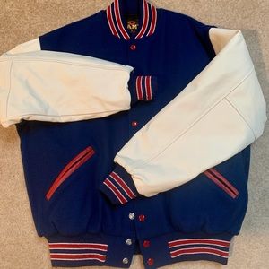 Male Varsity Letter Jacket- Leather/wool *NEW*